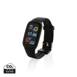 Montre d'activité publicitaire tactile étanche IP67 Steps OLED couleur noir