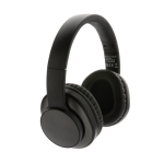 Casque sans fil personnalisable pliable en aluminium recyclé Terra couleur gris foncé deuxième vue