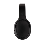 Casque sans fil BT 5.1 fabriqué à partir de matériaux recyclés Elite couleur noir quatrième vue