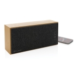 Enceinte Bluetooth 5.1 en bambou avec multifonction Luxury 20W couleur bois deuxième vue