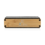 Enceinte Bluetooth publicitaire 5.1 en bambou multifonction Luxury 10W couleur bois cinquième vue