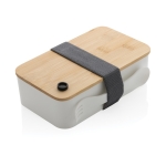 Lunch box écologique en bambou avec fourchette Complete Bamboo Eco couleur blanc