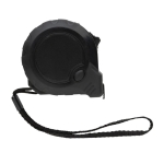 Mètres promotionnels recyclés avec arrêt automatique Metric 5M/19mm couleur noir deuxième vue