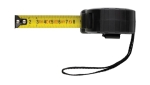 Mètres promotionnels recyclés avec arrêt automatique Metric 5M/19mm couleur noir quatrième vue