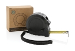 Mètres promotionnels recyclés avec arrêt automatique Metric 5M/19mm couleur noir vue avec boîte