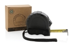 Mètre ruban à personnaliser recyclé pour entreprises Ruler 5M/19mm couleur noir vue avec boîte