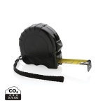 Mètre ruban à personnaliser recyclé pour entreprises Ruler 5M/19mm couleur noir