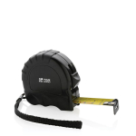 Mètre ruban à personnaliser recyclé pour entreprises Ruler 5M/19mm couleur noir avec zone d'impression