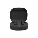Écouteurs audio Bluetooth personnalisé compact et élégant JBL Wave Flex couleur noir
