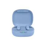 Écouteurs audio Bluetooth personnalisé compact et élégant JBL Wave Flex couleur bleu