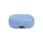Écouteurs audio Bluetooth personnalisé compact et élégant JBL Wave Flex couleur bleu