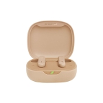 Écouteurs audio Bluetooth personnalisé compact et élégant JBL Wave Flex couleur beige