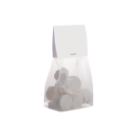 Sachet Wilhelmina Mints avec en-tête imprimée 100g couleur transparent deuxième vue