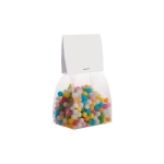 Sachet de bonbons saveur fruitée avec en-tête personnalisé 100g couleur transparent deuxième vue