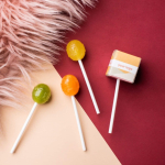 Sucette en boîte personnalisable avec différents parfums 10g couleur mélange de saveurs quatrième vue