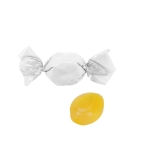 Bonbons sans sucre à deux boucles avec papier recyclable 5g couleur citron