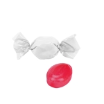 Bonbons sans sucre à deux boucles avec papier recyclable 5g couleur fraise