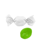 Bonbons sans sucre à deux boucles avec papier recyclable 5g couleur menthe
