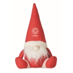 Lutin de Noël en feutre rempli de coton idéal comme décoration couleur rouge deuxième vue principale