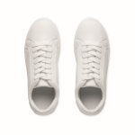 Chaussures en cuir synthétique avec semelle en caoutchouc taille 37 couleur blanc neuvième vue
