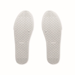 Chaussures en cuir synthétique avec semelle en caoutchouc taille 38 couleur blanc dixième vue