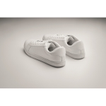 Chaussures en cuir synthétique avec semelle en caoutchouc taille 40 couleur blanc quatrième vue photographique