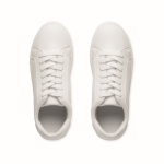 Chaussures en cuir synthétique avec semelle en caoutchouc taille 40 couleur blanc neuvième vue