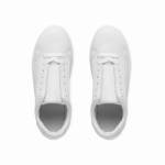 Chaussures en cuir synthétique avec semelle en caoutchouc taille 40 couleur blanc
