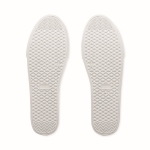 Chaussures en cuir synthétique léger avec semelle caoutchouc taille 42 couleur blanc dixième vue