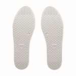 Chaussures en cuir synthétique et semelle en caoutchouc taille 44 couleur blanc dixième vue