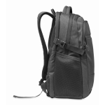 Sac à dos RPET pour ordinateur, plusieurs poches rembourrées de 15´´ couleur noir