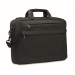 Sacoche RPET pour ordinateur avec sangle détachable et réglable 15´´ couleur noir