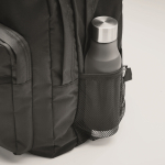 Sac à dos pour ordinateur en polyester RPET avec poches de 15´´ couleur noir cinquième vue photographique