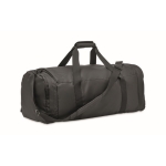 Grand sac de sport ou de voyage avec plusieurs compartiments et sangle couleur noir deuxième vue