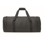 Grand sac de sport ou de voyage avec plusieurs compartiments et sangle couleur noir huitième vue