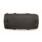 Grand sac de sport ou de voyage avec plusieurs compartiments et sangle couleur noir neuvième vue