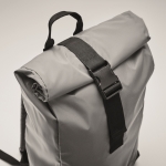 Sac à dos à roulettes en polyester réfléchissant pour ordinateur 15´´ couleur argenté mat quatrième vue photographique