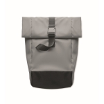 Sac à dos à roulettes en polyester réfléchissant pour ordinateur 15´´ couleur argenté mat