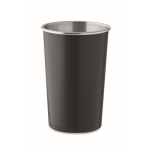 Gobelet personnalisé réutilisable en acier inoxydable recyclé 300ml couleur noir