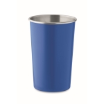 Gobelet personnalisé réutilisable en acier inoxydable recyclé 300ml couleur bleu roi