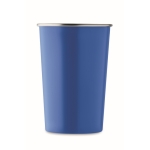 Gobelet personnalisé réutilisable en acier inoxydable recyclé 300ml couleur bleu roi deuxième vue