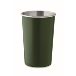 Gobelet personnalisé réutilisable en acier inoxydable recyclé 300ml couleur vert foncé