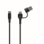 Chargeur magnétique sans fil 5W et powerbank solaire 5000 mAh couleur noir