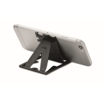 Multi-outils en acier avec 6 fonctions et support pour téléphone couleur noir sixième vue