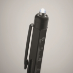 Stylos à bille personnalisés en acier mini outils avec Encre Bleue couleur noir quatrième vue photographique