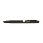 Stylos à bille personnalisés en acier mini outils avec Encre Bleue couleur noir neuvième vue