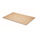 Tapis de souris personnalisé avec logo en papier recyclé antidérapant couleur beige