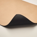 Tapis de souris personnalisé avec logo en papier recyclé antidérapant couleur beige quatrième vue photographique