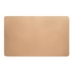 Tapis de souris personnalisé avec logo en papier recyclé antidérapant couleur beige cinquième vue