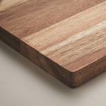 Planche à découper en bois d´acacia avec aiguiseur de couteaux couleur bois cinquième vue photographique